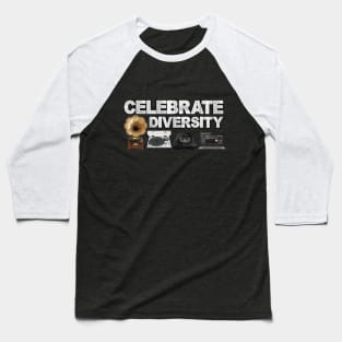 Celebrate Diversity Baseball T-Shirt